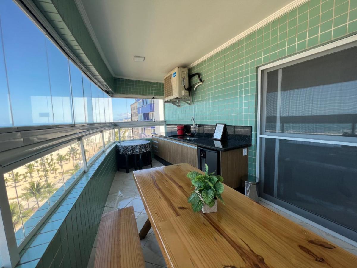 Apartamento Guilhermina De Frente Para O Mar Praia Grande  Exteriér fotografie