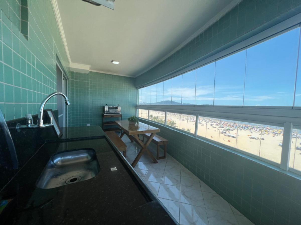 Apartamento Guilhermina De Frente Para O Mar Praia Grande  Exteriér fotografie