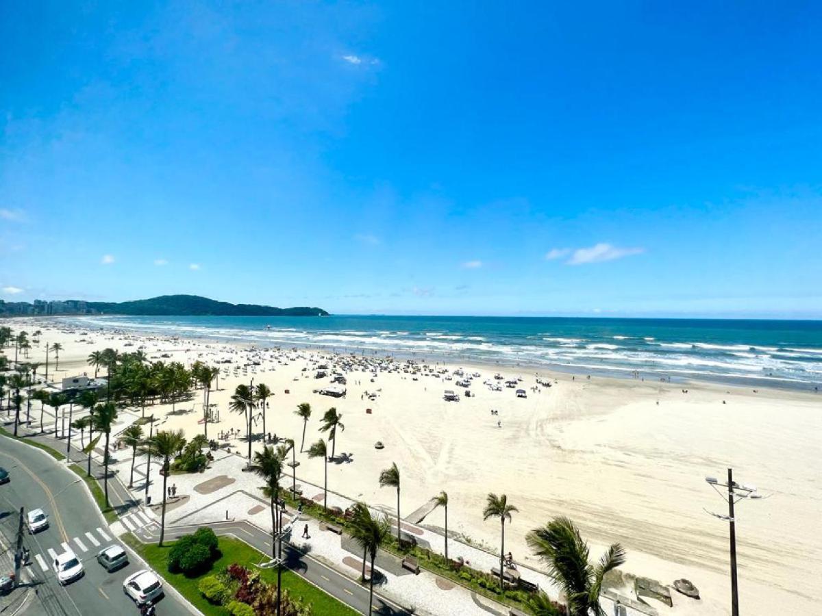 Apartamento Guilhermina De Frente Para O Mar Praia Grande  Exteriér fotografie