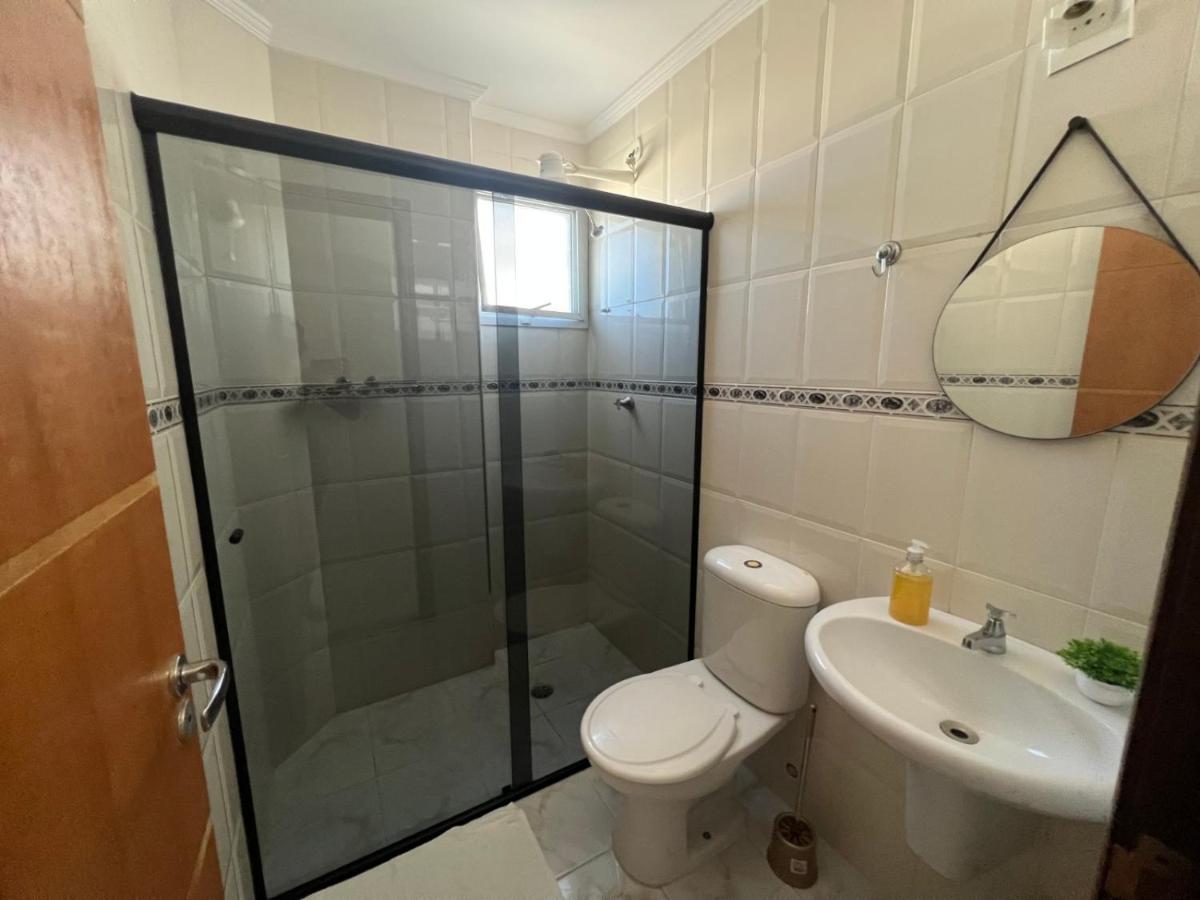 Apartamento Guilhermina De Frente Para O Mar Praia Grande  Exteriér fotografie