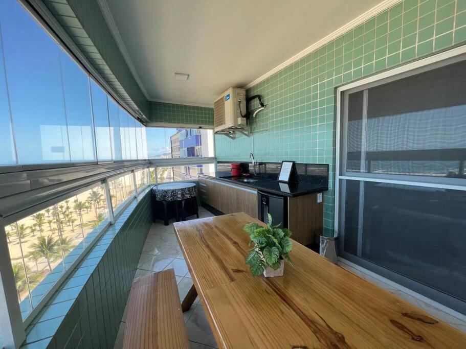 Apartamento Guilhermina De Frente Para O Mar Praia Grande  Exteriér fotografie